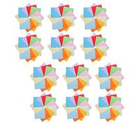 DECHOUS Carta Origami Bifacciale 15X15 CM 500 Fogli Colorati Quadrati 10 Colori Kit Carta Pieghevole per e Progetti Artistici per Origami e Attività Creative