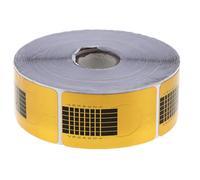 DECHOUS Cartine Nail Art Autoadesive Dorate Rettangolari 500 Pezzi per Ricostruzione Unghie e Extension, Strumento Professionale per DIY Manicure Precisa e Facile