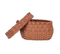 DECHOUS Cesta Rattan Imitazione Per Decorativo Multifunzionale Per e Casa Per Snack e Accessori Domestici