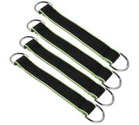 DECHOUS Cinghie per Altalena a Doppio Strato 32Mm X 26Cm 4 Pezzi Corde di Sospensione ad Alta Resistenza per Amaca da Interno e Esterno Fissaggi Sicuri Fibbie per Montaggio Rapido su