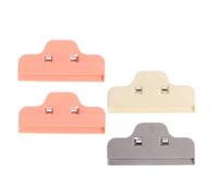 DECHOUS Clip Antipolvere per Sacchetti Alimentari in Plastica Resistente, Set da 4 Clip Multifunzionali per Borse, Morsetti di Tenuta Regolabili per Artigianato Fai da Te e Conservazione