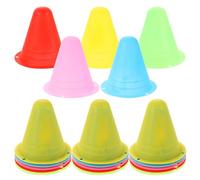 DECHOUS Coni da Allenamento Morbidi per Pattinaggio a Rotelle, Set 20 Pezzi Multicolore con Fori per Percorsi a Ostacoli, Accessori Sportivi Leggeri per Esercizi di Pattinaggio