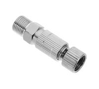DECHOUS Connettore per Aerografo in Metallo Argento Sgancio Rapido Compatto, Adattatore per Tubo da 1/8 Pollice per Accessori Aerografo