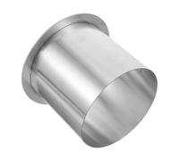 DECHOUS Contenitore Incasso per Raccolta Rifiuti da Cucina Scivolo Integrato e Occhiello Rotondo in Acciaio Inox, Piccolo Bidone Immondizia Interno da Banco