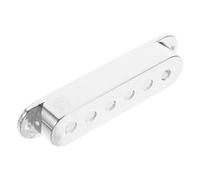 DECHOUS Copertura per Pickup Single Coil per Chitarra Elettrica in Metallo Argento, Design Aperto, Facile Installazione e Sostituzione, Accessorio Strumentale per Migliorare le