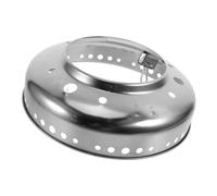 DECHOUS Copri Fornello in Acciaio Inossidabile Argento, Paravento Antivento e Resistente all Invecchiamento, Copertura Singolo Strato per Piano Cottura e Cucina Domestica o Ristorante