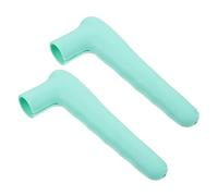 DECHOUS Copri Maniglia Protettivo in Silicone Verde, 2 Pezzi, Design Spesso e Antiscivolo, per Proteggere la Parete la Sicurezza del Ragazzo Ragazza