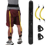 DECHOUS Corda Elastica in Lattice 50 Libbre per Allenamento Gambe e Squat Profondo, Fascia di Resistenza Pieghevole Leggera per Fitness e Bodybuilding, Attrezzatura Palestra Casa Multiuso