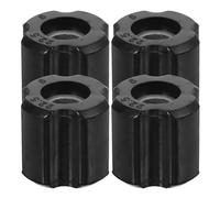 DECHOUS Cuscinetti a Sfera 4 Pezzi per Mozzo Ruota Carrelli a Mano Nero 22,5 MM Boccole in PE per Tubi Alluminio 26 MM per Attrezzature Giardinaggio e Decespugliatori