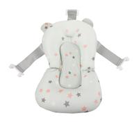 DECHOUS Cuscino Bagnetto Ragazzo Ragazza Regolabile Supporto Galleggiante Traspirante per Vasca Lettino Morbido per Bagno Seduta e Distesa Design Divertente Stelle Verde