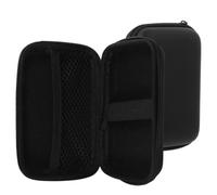 DECHOUS Custodia Protettiva per Microfono Wireless in Eva Nera, Borsa Portaoggetti Portatile da 2 Pezzi Tasca a Rete, Organizer Compatto per Auricolari e Accessori, per Trasporto