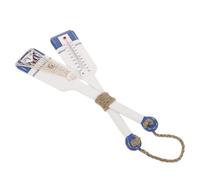 DECHOUS Decorazione da Parete in Legno con Termometro Integrato Paddle Vintage per Casa e Bar Ornamento Murale Resistente e Funzionale per Monitoraggio Temperatura Interna