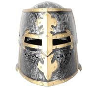 DECHOUS Elmo da Guerriero Romano Leggero in Materiale Comodo Cappello da Cosplay e Decorazione per Feste Accessorio per Costume di Carnevale e Halloween 1 Pezzo