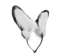 DECHOUS Fascia per Chioma Orecchie da Cagnolino in Pelliccia Sintetica Morbida, Cerchietto Regolabile Pieghevole per Cosplay e Costumi di Halloween, Accessorio Festa per Adulti