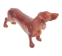 DECHOUS Figura Cane Realistica Simulazione Piccola Statua Decorativa Sicura per Gioco Educativo Riproduzione Animale Leggera per Camera e Giardino