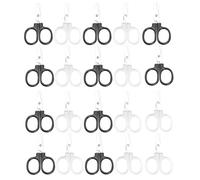 DECHOUS Forbici di Sicurezza per 20 Pezzi Mini Forbici Multifunzionali per Lavori Artigianali e Fai da Te Lama Piccola Design Ergonomico Antiscivolo per Scuola e Colore Colore Casuale