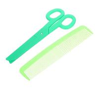 DECHOUS Forbici Gigante Giocattolo Clouwn Pettine Enorme Accessorio Plastica Sovradimensionata Forbicine Jumbo Decorazione Festa Halloween Cosplay Scena