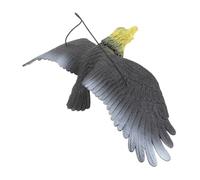 DECHOUS giocattolo dell'aquila falco uccello in volo deterrente giocattoli Modelli aquila di plastica per spaventare gli uccelli ornamento da appendere al cortile scacciare gli uccelli