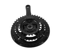 DECHOUS Guarnitura Mountain Bike Carbonio e Plastica Pedivella Destra Quadrata per Cambio Fluido Accessori Bici Resistente Salite e Lunghe Distanze