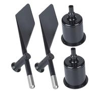 DECHOUS Guscio Anemometro a Vento in ABS 2 Pezzi, Custodia Protettiva per Indicatore di Direzione del Vento, Leggero e Compatto per Montaggio Esterno e Misurazioni Precise