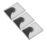 DECHOUS Kit 3 Pezzi Limatura di Ferro Magnetico per Esperimenti Fisica, Plastico e Ferro, Dimensioni 6,5x5x0,8cm, per Dimostrazioni di Campo Magnetico in Laboratorio Interattivo