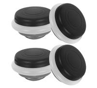 DECHOUS Kit da Viaggio Tavolozza Acquerelli Portatile con 4 Contenitori in Acciaio Inox Secchio per Pittura a Olio con Coperchio Sigillato Vassoio Miscelazione Colori per Pittura