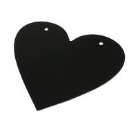 DECHOUS Lavagna Cuore in Legno Corda Naturale Per Segnaposto e Mini Menù, Per Eventi e Decorazioni Natalizie