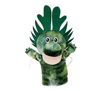 DECHOUS Marionetta Drago in Peluche da Mano per Ragazzo Ragazza, Burattino a Forma di Animale Cotone Pp, Giocattolo Narrativo Leggero e Portatile per Gioco Educativo Indoors e Outdoors