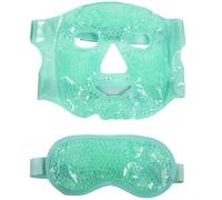 DECHOUS Maschera Ghiaccio Colore Casuale per Occhi Gel Riutilizzabile e Tessuto Morbido Materiale Pvc Sicuro, Design a Sfera per Compresse Fredde e Comfort Durante Sonno
