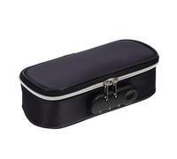 DECHOUS Organizer Portatile con Blocco a Combinazione per Materiale Scolastico Nero Astuccio Oxford con Manico per Penne per Festa Scuola Decor e Studenti