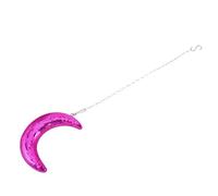 DECHOUS Palla da Discoteca a Specchio Viola Sospesa 20 Cm con Riflessi Colorati, Decorazione per Feste, Matrimonio e Ambienti Casa, Effetto Luce Rotante a 360° per Palcoscenico e Party