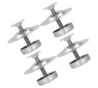 DECHOUS Piedini per Alveari in Acciaio Inox 4 Pezzi, Basi per Arnie da Esterno Antiformiche, Supporto Stabile per Apicoltori Giardino e Fattoria