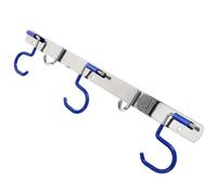 DECHOUS Porta Ganci Parete Acciaio Resistente Multiuso Supporti Mop Ganci per Bagno Cucina Garage Organizzatore Salvaspazio senza Adatto per Asciugamani Scope e Accessori