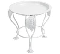 DECHOUS Portavasi in Ferro Battuto Resistente Superficie Liscia, Supporto per Vaso da Fiori per Balconi e Spazi Esterni, Design Elegante e Funzionale per Piante da Esterno