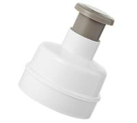 DECHOUS Pressa per Hamburger Riutilizzabile in Plastica Bianca Stampo per Polpette Rotonde Superficie Antiaderente Utensile da Cucina Compatto per Preparare Carne Macinata in Casa