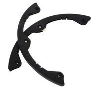 DECHOUS Protezione per Bordi da Snowboard e Longboard 2 Pezzi in Pbt estremità Arrotondate, Striscia Paraurti per Naso e Coda, Resistente e Facile da Installare, per Ragazzi e