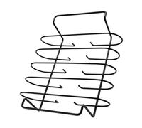 DECHOUS Rastrelliera per Barbecue Portatile in Inossidabile per Grigliare Costine Pollo e Arrosti Strumento Outdoor per Giardino Leggera e Facile da Trasportare