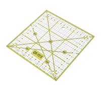 DECHOUS Righello Griglia Patchwork Preciso in Plastica Trasparente Linee Colorate Righello Quadrato per Cucito e Quilting Strumento per Taglio Facile e Chiaro Adatto a Mancini e