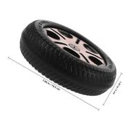 DECHOUS Ruote per Scooter Ruote Posteriori Rosa Pneumatiche in PU Antiscivolo e Resistenti all Usura Ricambio per Veicoli a Tre Ruote Facili da Installare e Multiuso
