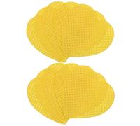 DECHOUS Salviettine per Unghie a Forma di Cuore in Cotone Giallo 200 Pezzi, Usa e Getta, Delicate sulla Pelle, per Unghie in Gel e Ciglia, Perfette per Viaggi e Uso Professionale