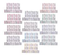 DECHOUS Scheda Accordi per Pianoforte Set di Flashcard Tabella Pratica degli Accordi per Studenti e Insegnanti Strumento di Apprendimento per Lezioni e Studio Casa