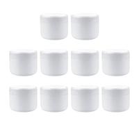 DECHOUS Set 10 Barattoli Crema a Tenuta Stagna 5Ml Contenitori Cosmetici Portatili Coperchio a Vite Scatole Vuote per Campioni Cosmetici per Viaggio e Beauty Case
