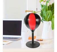 DECHOUS Set da 1 Giocattolo Antistress da Scrivania Sacco da Boxe e Pompa Palla da Pugilato Ventosa Resistente in PU per 8-12 Anni e Adulti Gioco Decompressivo per Colore Casuale