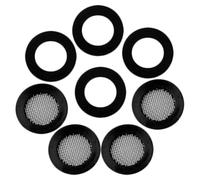 DECHOUS Set da 4 Guarnizioni Filtro per Doccia in Acciaio Inossidabile e Gomma Schermo Filtrante per Protezione da Perdite Adatto a Soffioni e Doccette Bagno