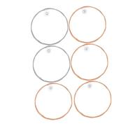 DECHOUS Set da 6 Corde per Chitarra Folk in Metallo Ramato, Sostituzione Corde per Chitarra Acustica, Accessori per Chitarristi, per Migliorare Risonanza e Durata dello Strumento