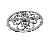 DECHOUS Sottopentola Ghisa Vintage Con Design Intagliato Isolamento Termico Per e Antiscivolo e Decorativo