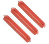 DECHOUS Sottovasi Rettangolari in Plastica 3 Pezzi, Vassoi per Piante Vaschette Raccolta Acqua 40 CM per Fioriere da Esterno e Interno, Colore Mattone