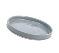 DECHOUS Sottovaso per Piante in Ceramica Rotondo 45 Pollici Vassoio Antigoccia Resistente Alte Temperature Base Stabile per Piante da Interno ed Esterno