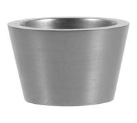 DECHOUS Stampo in Grafite per Fusione Metalli Piccolo 35×22mm Resistente e Termoconduttivo per Gioielli Artigianali e Laboratorio di Fusione Oro Argento Rame