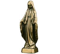 DECHOUS Statuetta Decorativa Ottone Della Vergine Maria Per Scrivania Elegante Ornamentazione Religiosa Per Ufficio e Studio Design Stabilizzato e Artigianato Di Qualità Superiore